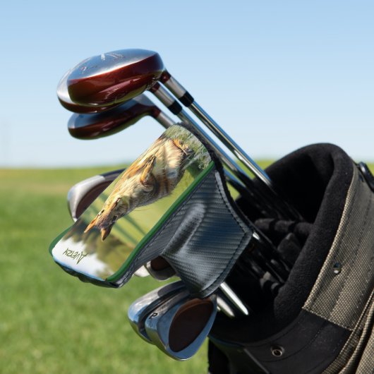 Fuchs-Hörnchen Tier - mit Initialen oder Name - Pu Golf Headcover (In Situ)