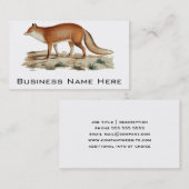 Fuchs-Illustration Visitenkarte (Vorne/Hinten)