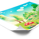 Fuchs im Holz. Fotodruck (Ecke)