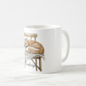Fuchs im Sessel Weihnachten Kaffeetasse (VorderseiteRechts)