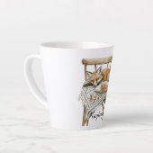 Fuchs im Sessel Weihnachten Milchtasse (Linke Ecke)