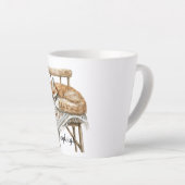 Fuchs im Sessel Weihnachten Milchtasse (Rechte Ecke)