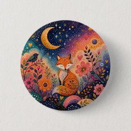 Fuchs im Sternengarten Button