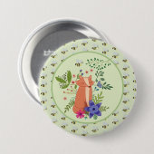 Fuchs im Wald Button (Vorne & Hinten)