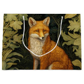 Fuchs im Wald, Jugendstil Große Geschenktüte (Vorderseite)