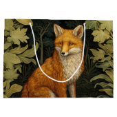 Fuchs im Wald, Jugendstil Große Geschenktüte (Rückseite)