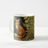 Fuchs im Wald, Jugendstil Kaffeetasse (Vorderseite Links)