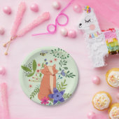 Fuchs im Wald Pappteller (Party)