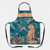 Fuchs im Wald, Schürze von William Morris (Vorderseite)