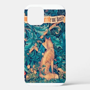 Fuchs im Wald, William Morris iPhone 12 Hülle