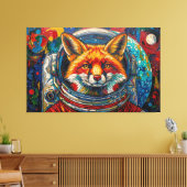 FUCHS IM WELTALL LEINWANDDRUCK (Insitu (Wohnzimmer))