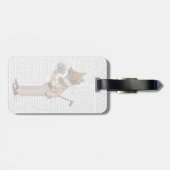 Fuchs in Boater Gepäckanhänger (Rückseite horizontal)