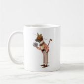 Fuchs in Boater Kaffeetasse (Links)