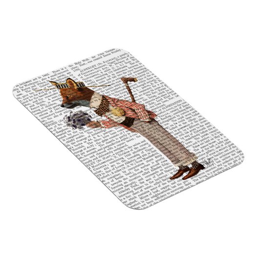 Fuchs in Boater Magnet (Rechte Seite)