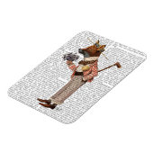 Fuchs in Boater Magnet (Linke Seite)