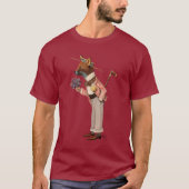 Fuchs in Boater T-Shirt (Vorderseite)