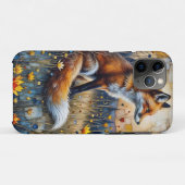 Fuchs in einer blumigen Wiese Case-Mate iPhone Hülle (Rückseite (Horizontal))