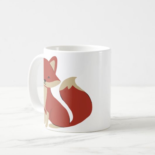 Fuchs Kaffeetasse (Vorderseite Links)