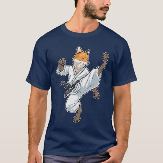 Fuchs Karate Kampfsport T-Shirt (Vorderseite)