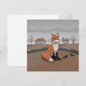 Fuchs Karte (Vorne/Hinten)