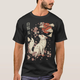 Fuchs Kirschblüte T-Shirt