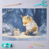 Fuchs-Kit und das Geschenk Wasserfarben-Decoupage Seidenpapier (Basteln)