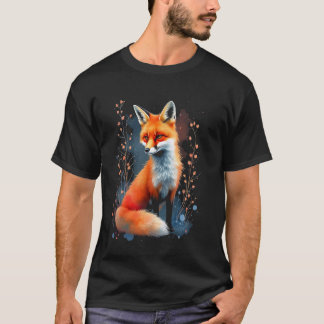 Fuchs Kunst T-Shirt