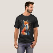 Fuchs Kunst T-Shirt (Vorne ganz)