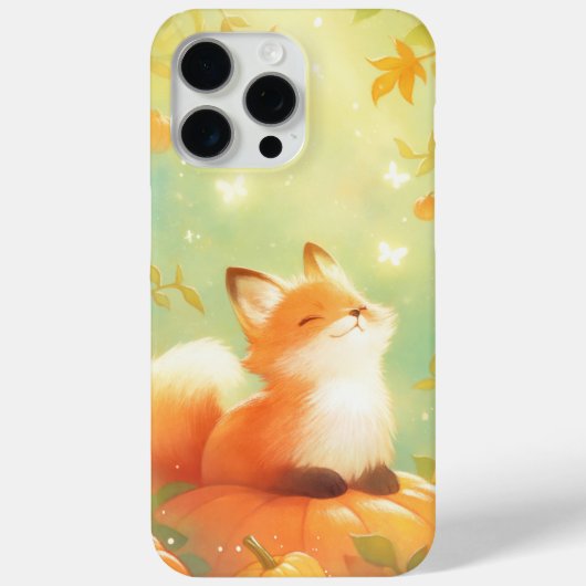 Fuchs-Kürbis-Ständer Case-Mate iPhone Hülle (Rückseite)