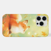 Fuchs-Kürbis-Ständer iPhone Hülle (Rückseite (Horizontal))