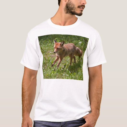 Fuchs laufen T-Shirt (Vorderseite)