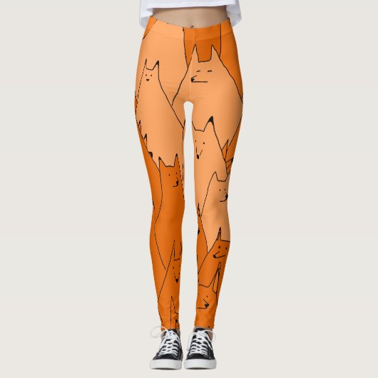Fuchs Leggings (Vorderseite)
