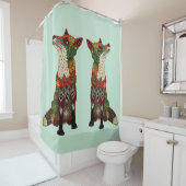 Fuchs-Liebe Duschvorhang (Beispiel)