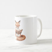 Fuchs liest ein Buch Kaffeetasse (VorderseiteRechts)
