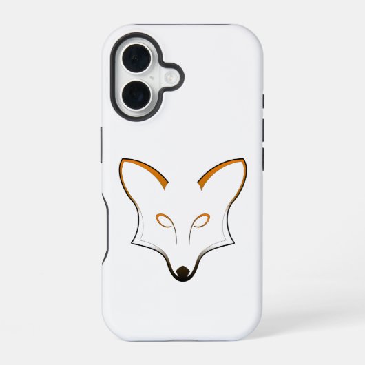 Fuchs-Logo iPhone 16 Hülle (Rückseite)
