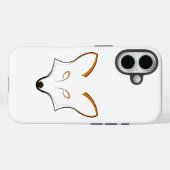Fuchs-Logo iPhone 16 Hülle (Rückseite (Horizontal))