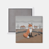 Fuchs Magnet (Vorderseite/Rückseite)