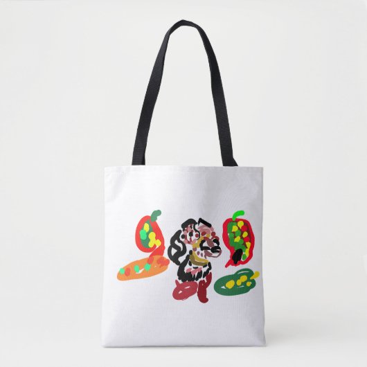 Fuchs markiert Herbst  Tasche (Vorderseite)