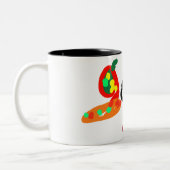 Fuchs markiert Herbst Zweifarbige Tasse (Links)