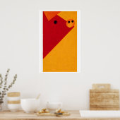 Fuchs Matchbox Kunst Druck, Tschechoslowakische Vi Poster (Küche)