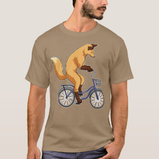 Fuchs mit Fahrrad T-Shirt