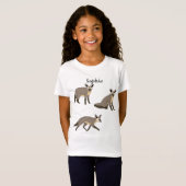 Fuchs mit Fledermausohren T-Shirt (Vorne ganz)