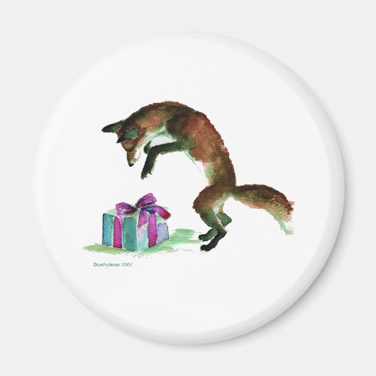 Fuchs mit Gegenwart Magnet (Vorne)