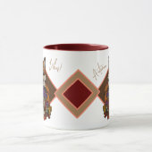 Fuchs mit Herbsthockern Tasse (Zentrum)