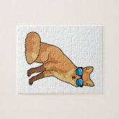 Fuchs mit Sonnenbrille Puzzle (Horizontal)