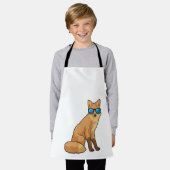 Fuchs mit Sonnenbrille Schürze (Getragen)