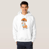 Fuchs mit Umbrella Hoodie (Vorne ganz)