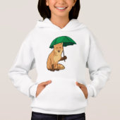 Fuchs mit Umbrella Hoodie (Vorderseite)