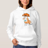 Fuchs mit Umbrella Hoodie (Vorderseite)