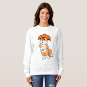 Fuchs mit Umbrella Sweatshirt (Vorne ganz)